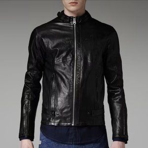 G Star Raw Chopper Leather Jacket Large